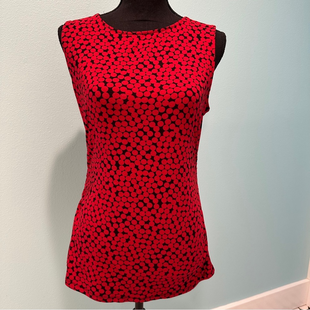 Halogen sleeveless top with side ruching